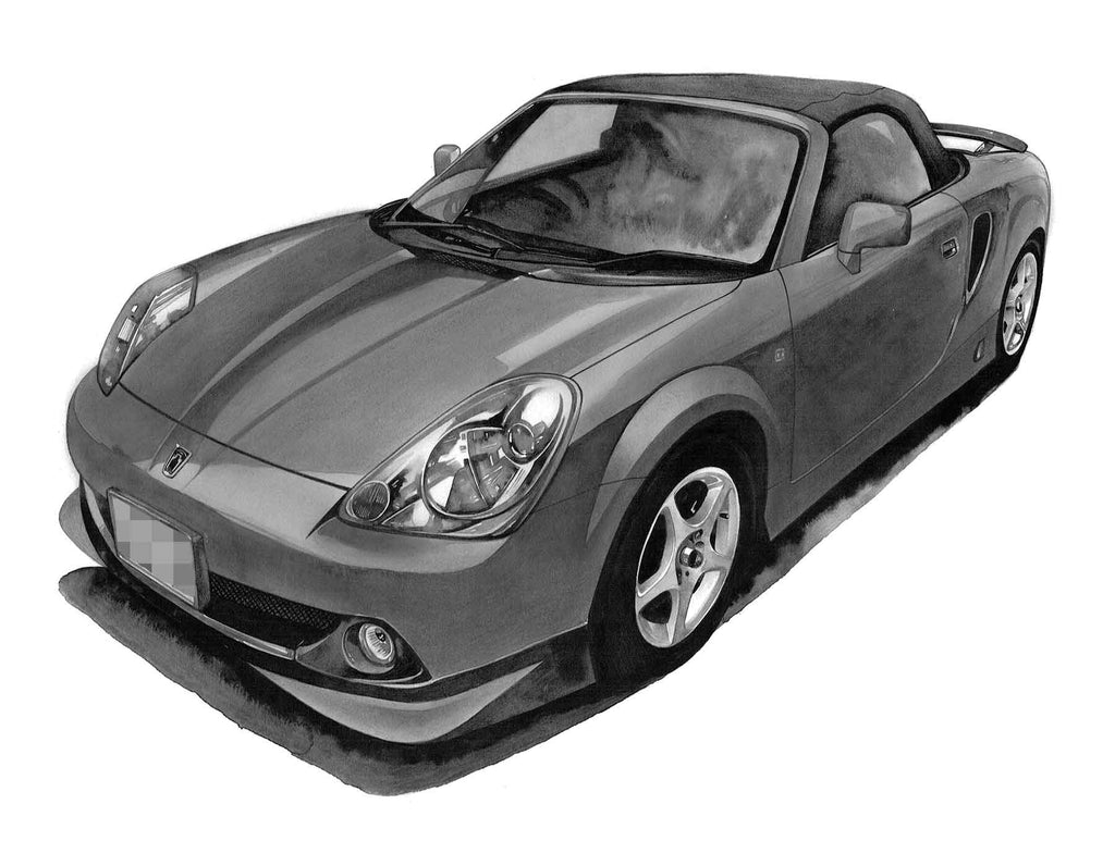 車好きに喜ばれる手描きリアル車イラスト｜愛車を描く特別なプレゼント