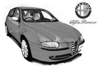 愛車のアルファロメオジュリアを形にしたリアルな手描き車イラスト｜誕生日や記念日のプレゼントにおすすめ