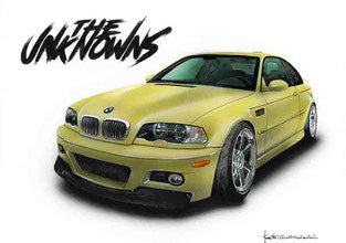 BMWのオーダーイラスト