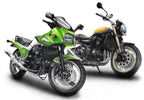 カワサキバイク2台のオーダー手描きバイク絵イラスト