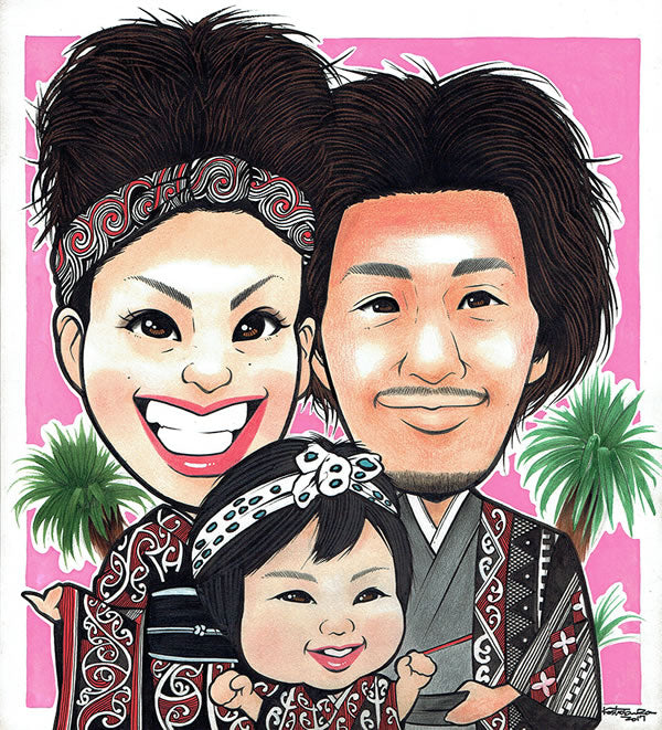 似顔絵イラスト制作