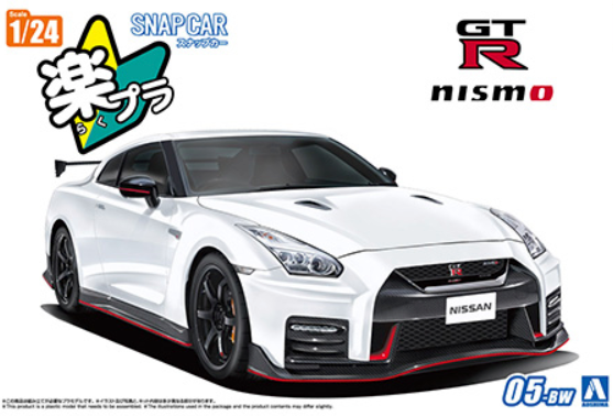 AOSHIMA楽プラのR35GT-Rのイラスト