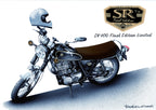 SR400のオーダーバイク絵イラスト