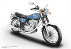 ヤマハSR400のオーダーバイク絵イラスト